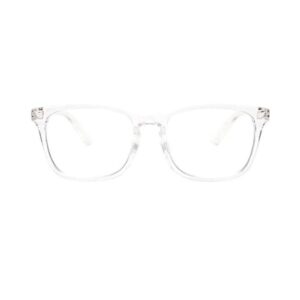 ELEGANTE Blue Light Blocking Glasses Gaming Filter Transparent Square Eyeglasses
