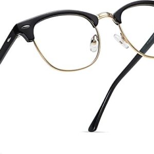 RYNOCHI Eye Protection from UV by Blue Light Blocking Blue Cut Anti Glare Round Glasses