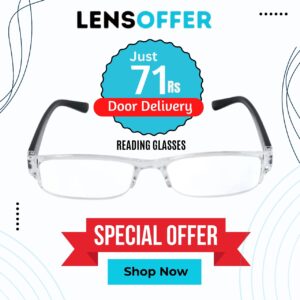 One Piece Rectangle Reading Glass For Men & Women