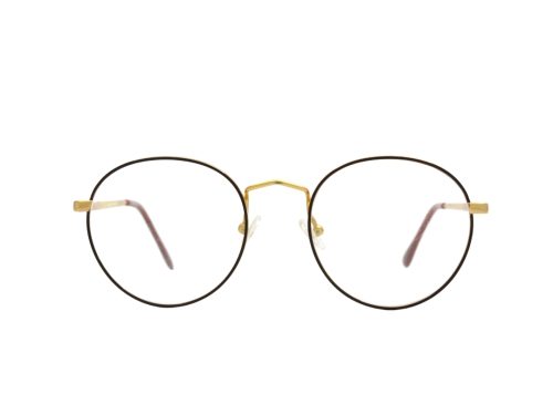 Lensoffer Golden & Red Full Rim Frame