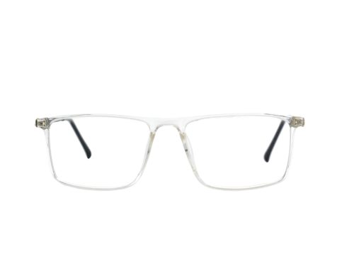 Lensoffer Black & White Transparent Full Rim Frame