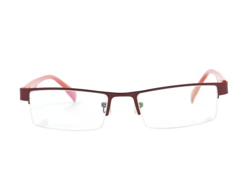 Lensoffer Red Half Rim Frame