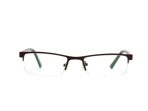 Lensoffer Maroon Half Rim Frame