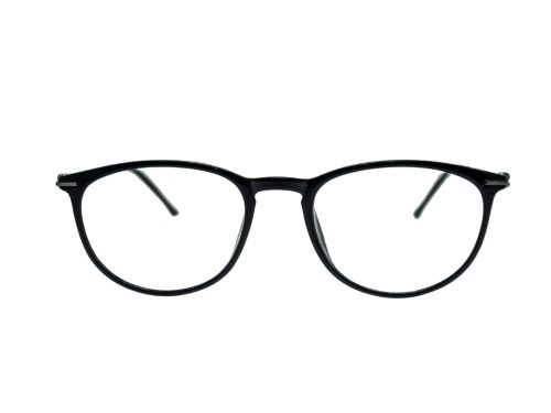 Lensoffer Black Half Rim Frame