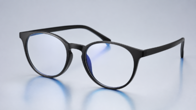 Half-Rim Prescription Frame Silver