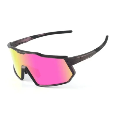LO SPORT AeroWrap Mercury Polarized Cycling Sunglasses - front view