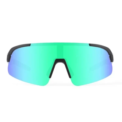 LO SPORT ChromaShift Photochromic Revo Half-Rim Sports Sunglasses - front view