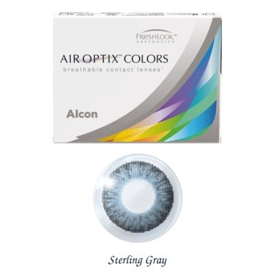 Alcon Air Optix Colors Sterling Gray (2 Lenses)