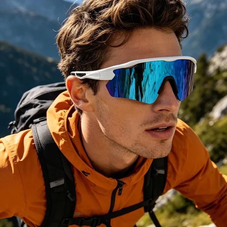 LO SPORT GripFit Adjustable-Temple Mercury Sports Sunglasses - close-up