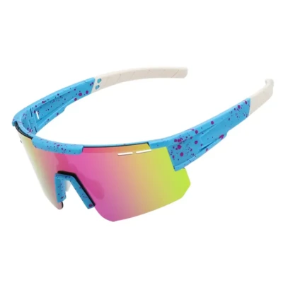 LO SPORT S3217 Polarized Half-Rim TR90 Fishing Sunglasses - front view