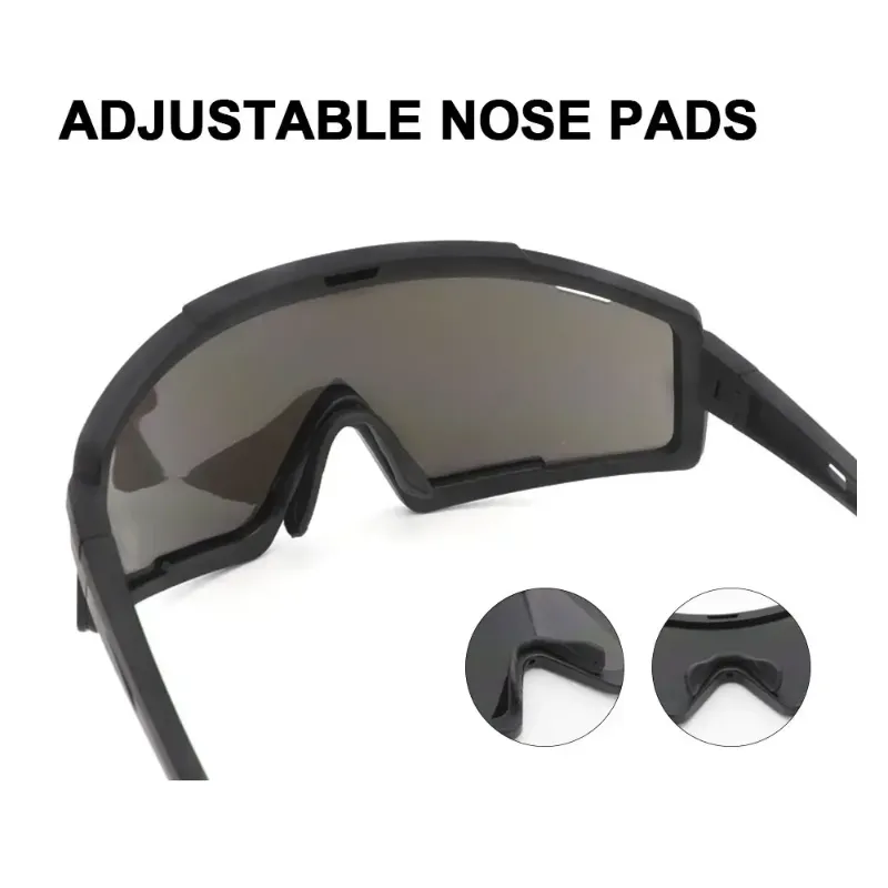 LO SPORT S3231 Mercury Mirror Baseball Sunglasses - detail view