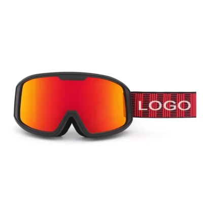 LO SPORT S3326 Anti-Fog OTG Ski Goggles - front view