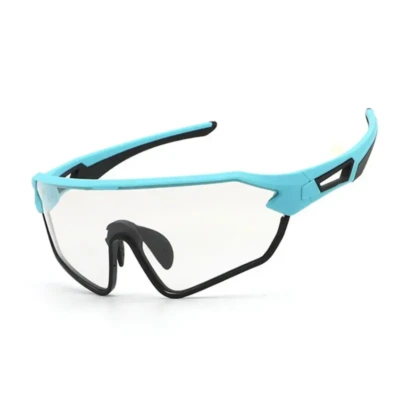 LO SPORT S3396 Photochromic Full-Frame Cycling Sunglasses - front view