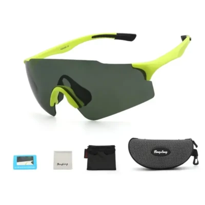 LO SPORT S3437 Polarized Mercury Rimless Golf Sunglasses - front view