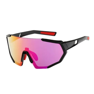 LO SPORT S3457 Interchangeable Lens Full-Frame Baseball Sunglasses for Kids - front view