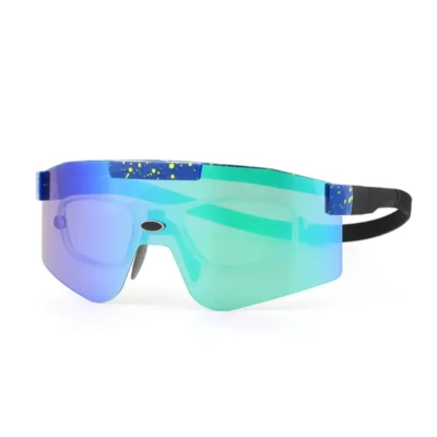 LO SPORT S3490 Magnetic Interchangeable Shield Cycling Sunglasses - front view