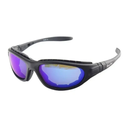 LO SPORT S3496 Polarized Mercury Full-Frame Fishing Sunglasses - front view