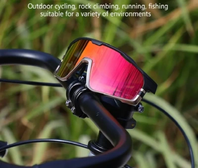 LO SPORT S4543 Polarized MTB Sunglasses - front view