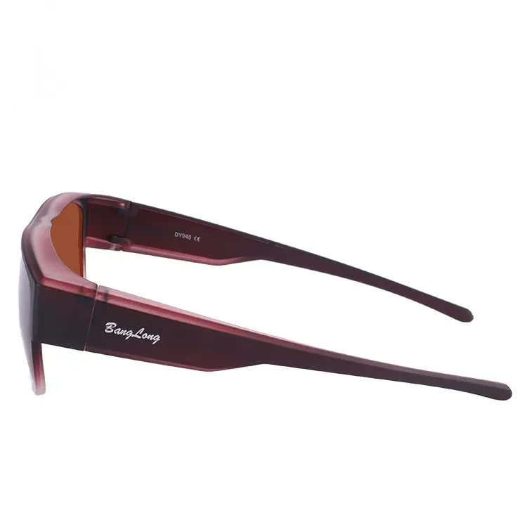LO SPORT S5112 Polarized Mercury Fit-Over Sunglasses - detail view