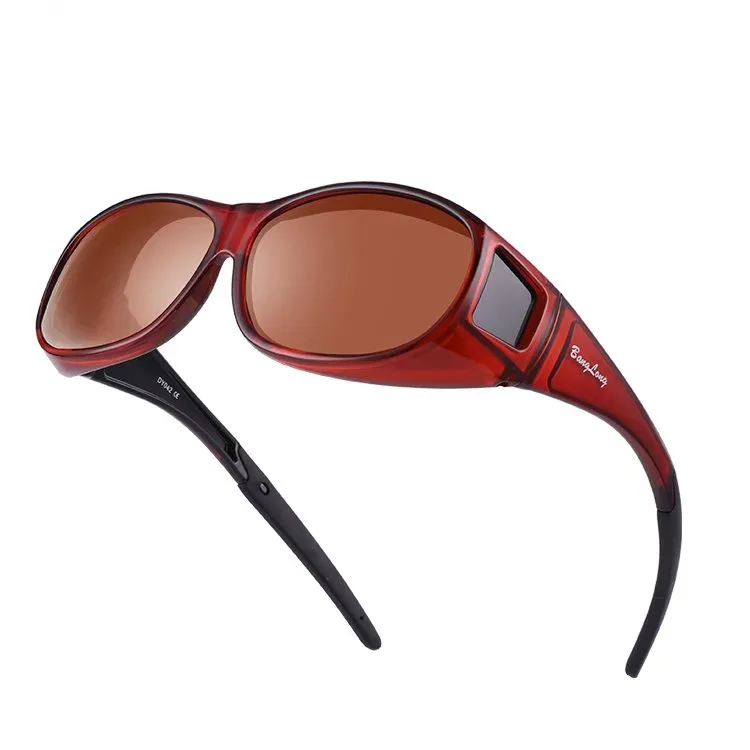 LO SPORT S5162 Polarized Fit-Over Sunglasses - angle view