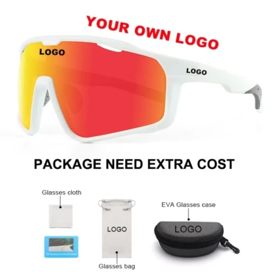 LO SPORT S5443 Polarized Mercury TR90 Sports Sunglasses - front view
