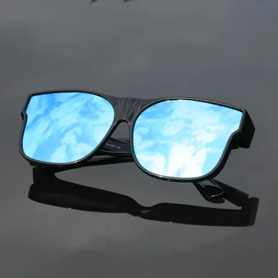 LO SPORT S5771 Polarized Shield Fit-Over Sunglasses for Women - front view