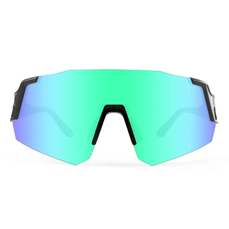 LO SPORT S5817 Polarized Rimless Cycling Sunglasses - angle view
