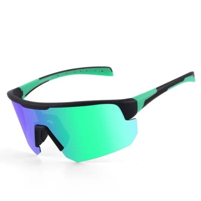LO SPORT S5909 Polarized Half-Rim Cycling Sunglasses for Women - front view