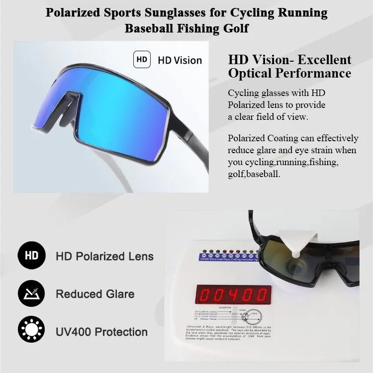 LO SPORT RideGuard Full-Frame Mercury Sports Sunglasses - close-up