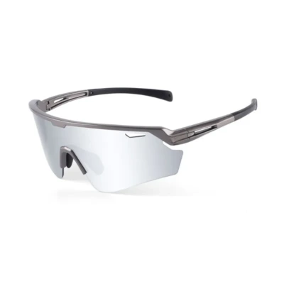 LO SPORT TrailEdge Half-Rim Polarized Cycling Sunglasses - front view