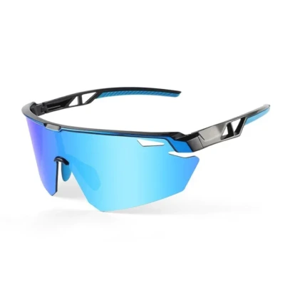 LO SPORT Velocity Semi-Rimless Mercury Sports Sunglasses - front view